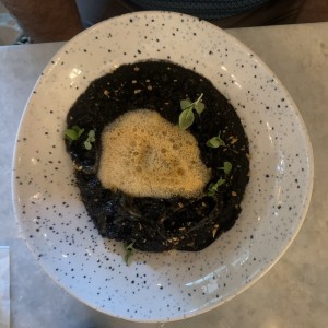 Risotto Nero di Seppia e Gamberetti