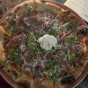 Pizza Giallo e Prosciutto