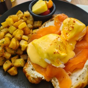 huevos benedictinis con salmon 