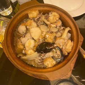 Cacerola de Mariscos con Tofu