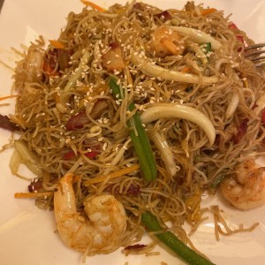 Fideos de Arroz estilo Singapor