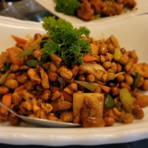 Cubitos de Pollo Kung Pao