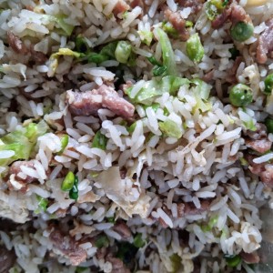 Arroz Frito con Carne de Res