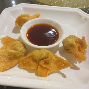 Wanton frito de puerco