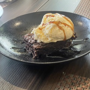 BROWNIE CON HELADO (Brownie de Chocolate con Helado Artesanal)