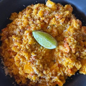 Risotto de Chorizo y Camaron