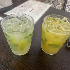 Mojitos limon y maracuya 