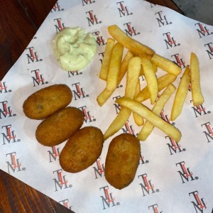 Croquetas de espinaca y queso