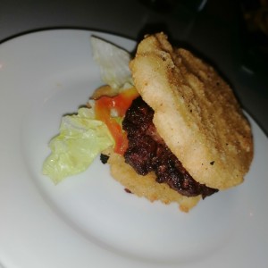 Arepa burger