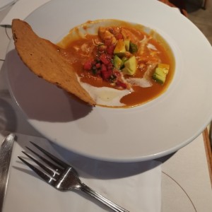 Sopa de tortilla 