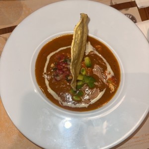 Sopa mexicana de pollo