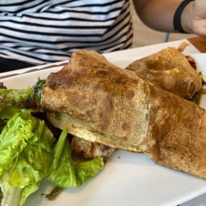 Crepe vegetariano