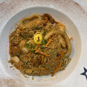 Arroz mariscos