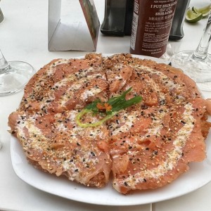 Pizza salmon