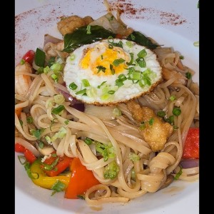 Pad Kee Mao de Mariscos