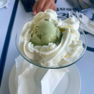 Helado de pistacho