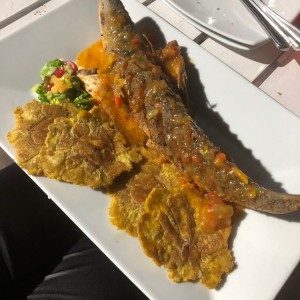 Pescado al ajillo