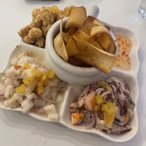 Trio de ceviches