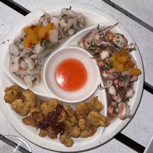 Trio de ceviche 