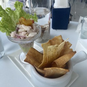 Entradas - Ceviche de corvina