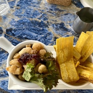 Entradas - Ceviche frito