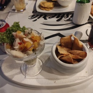 Entradas - Ceviche de corvina