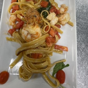 Fettuccini con langostino 