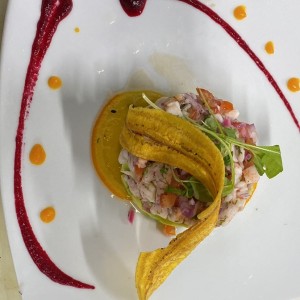 Entradas - Cevichede camarones