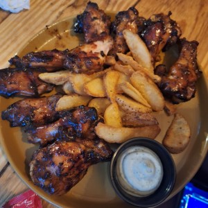 Wings en salsa Honey Barbacue