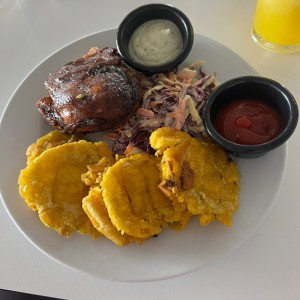 Plato Fuerte - 1/2 Pollo Rostizado