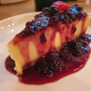 cheesecake de frutos rojos