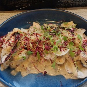 Pasta de Mariscos al Jerez