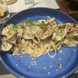 Pasta de Mariscos al Jerez