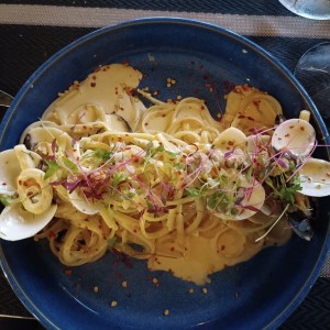 Pasta de Mariscos al Jerez