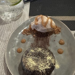 Postres - Fondant de chocolate