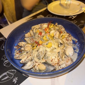 Pasta de Mariscos al Jerez