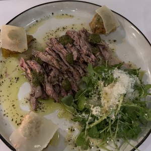 Carpaccio de ternera ahumado 