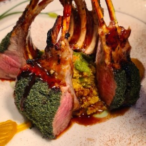 lamb rack a la brasa 