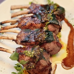 lamb rack a la brasa 