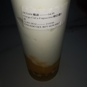 Mango coco frapuccino