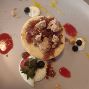 POSTRES - Apple Pie Cheesecake