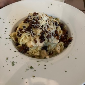 Carbonara con pollo