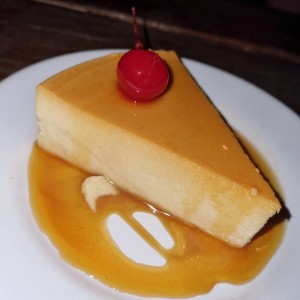 Flan de queso