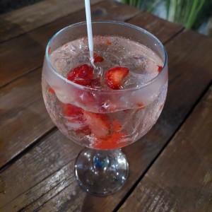 Gin tonic frutos rojos