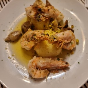 Langostinos especial del chef