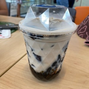 Grass jelly bobba