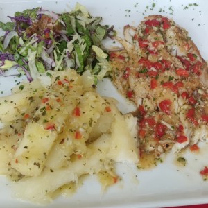 Filete de Corvina al Ajillo