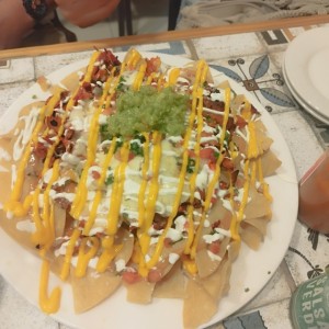 nachos de carne