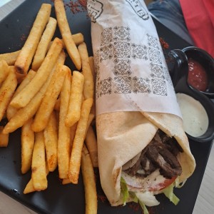 shawarma de carne