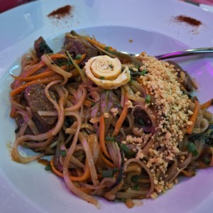 pad thai de filete de res